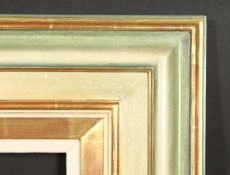 A 20th century moulded frame, rebate size 29 x 41 , 73.5cm x 104cm.