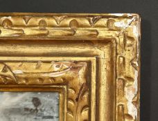 A 19th century foliate carved wood frame, rebate size 28 x 40 , 71cm x 101.5cm.