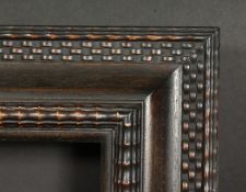 A Dutch style ripple moulded frame, rebate size 26 x 45 , 66cm x 115cm.