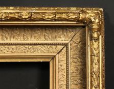 A 19th century gilt composition frame, rebate size 16 x 24 , 40.5cm x 61cm.