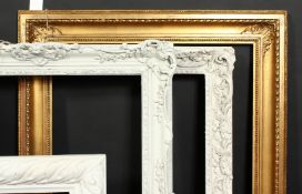 A group of four early 20th century frames of various styles, rebate size 12.75 x 19 , 32cm x 48cm,