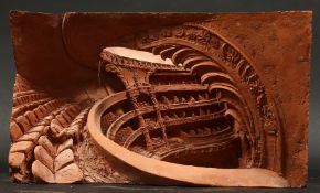 Paul Day (b. 1967) British, A theatre interior, terracotta sculpture, signed and dated 1999 , 10 x