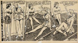 Arthur Ferrier (1891-1973) British, We re Getting Quite Expert At It Sally , a spotlight on Sally