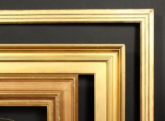 A group of three early 20th century moulded frames, rebate sizes 21.5 x 25.75 , 54cm x 65cm, 25 x 30