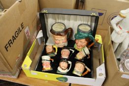 Various character jugs.