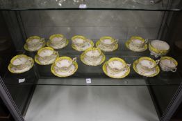 A quantity of New Chelsea cups and saucers etc.