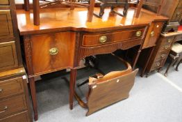 A Georgian style mahogany sideboard.
