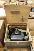 An RAF Williamson F1117B / Mk 1 aerial reconnaissance camera, with original case.