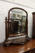 A large Victorian mahogany dressing table mirror.