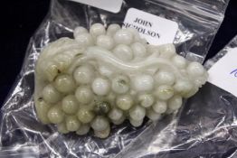 A Chinese jadeite carving.