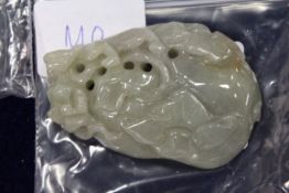 A Chinese jadeite carving.