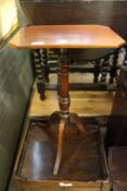 A 19th century mahogany tripod table.