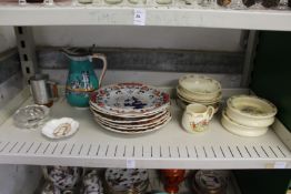 Ironstone plates, Bunnikins china etc.