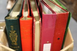 Stamps, GB and Commonwealth, in six binders.