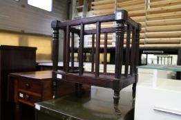 A mahogany Canterbury.