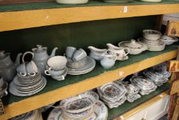 A quantity of Royal Doulton Aegean dinner ware and Royal Doulton Camelot.