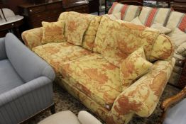 A good large classical upholstered two-seater settee.