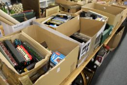 A large quantity of Hornby and other Dublo gauged trains and train track etc. etc.