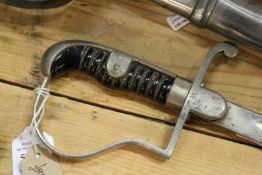 A German M1873 WWI Prussian Artilleryman's sabre by Rich A Herder, Solingen, lacking scabbard.