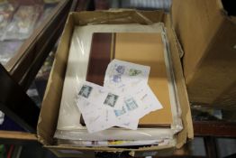 Stamps, Commonwealth and others on loose pages etc.