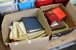 A quantity of ephemera, books etc.