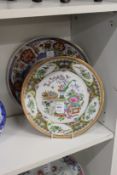 Two oriental plates.
