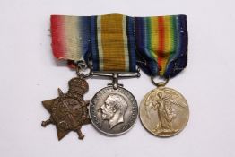 WWI medal group awarded to R 275 A SJT C. A. Hadley A.B.C.