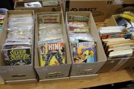 A large quantity of Marvel comics and related items.