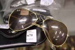 Designer sunglasses.