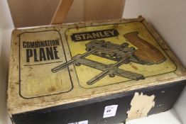 A Stanley combination plane, boxed.