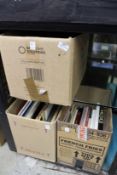 Three boxes of art reference and other books.