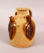 A SMALL CHANGSHA KILN POTTERY EWER, 11cm high.