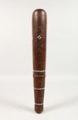 AN INLAID POLYNESIAN CLUB. 15ins long.