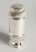 AN UNUSUAL SHAPED SILVER SUGAR CASTER Chester 1900