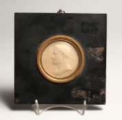 WYATT. (Carver & gilder) NAPOLEON EMPEREUR BUST 2.5ins diameter.