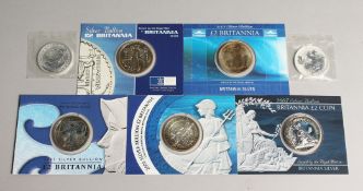 7 x 2 BRITISH SILVER COINS.