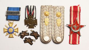 VARIOUS FRENCH BADGES, MEDALS ETC.
