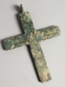 A LARGE ROMAN IRON CROSS 6.5ins long.