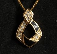 A CHRISTIAN DIOR 1980'S NECKLACE in a Christian Dior box.