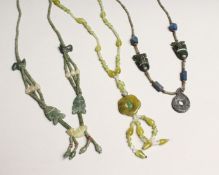 THREE ISLAMIC NECKLACES
