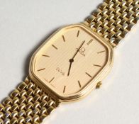 A GENTLEMAN'S OMEGA SEAMASTER WRIST WATCH DEVILLE.