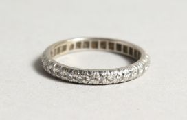 AN 18CT WHITE GOLD DIAMOND ETERNITY RING