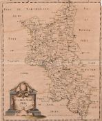 A Robert Morden hand coloured Map of Buckinghamshire 17