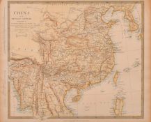 A map of China and the Birman Empire, published by Baldwin and Craddock, along with three further