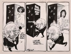 Charles Griffin (b.1946) An original cartoon featuring Paul Daniels, 12