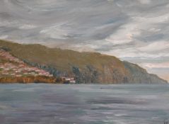 L.S 'Cruise to West Coast of Africa', oil on board, signed with initials, 6.75