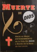 A signed Damien Hirst poster, 'La Muerte de Dios', 32