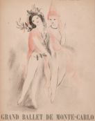 After Marie Laurencin, a lithograph of 'Grand Ballet de Monte Carlo' 11.5