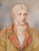 A portrait of The Young Napoleon in a gilt frame, 2.75