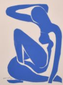 After Matisse, a lithograph of 'Nu Bleu I', 23